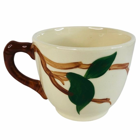 Franciscan Dinnerware Apple Coffee Cup and Saucer USA Backstamp Flying F Vintage - Picture 4 of 11